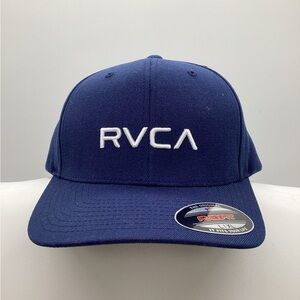 RVCA Navy Cap with White Logo NWT
